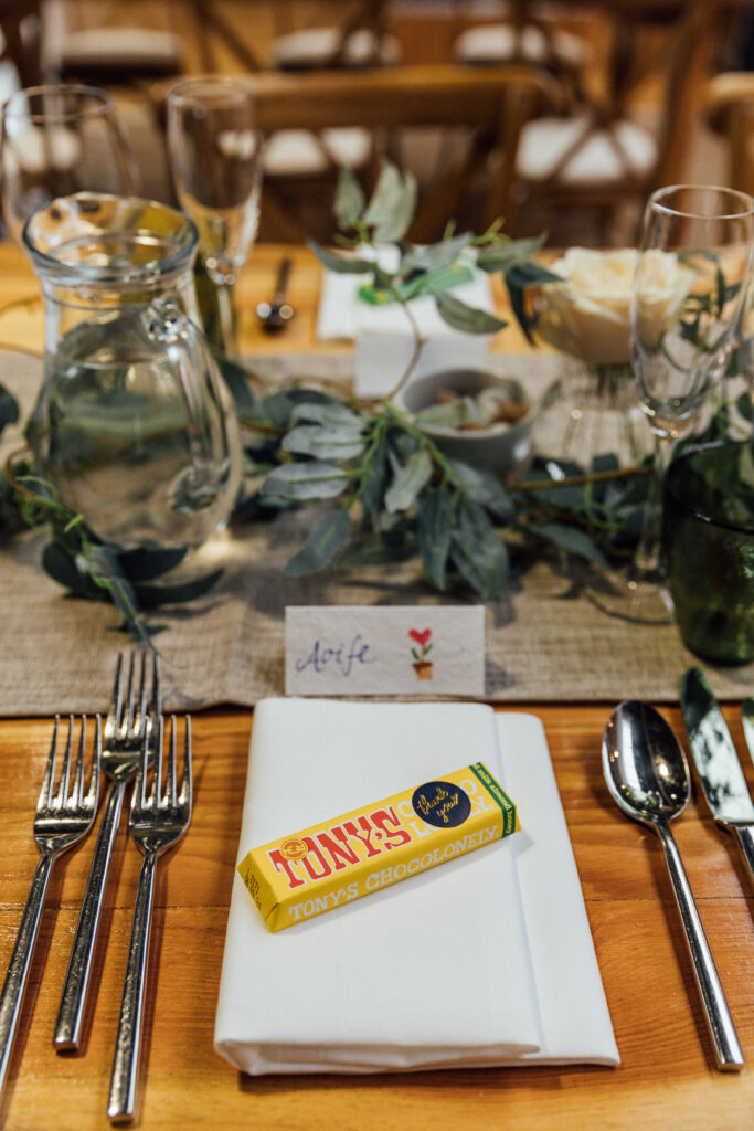 Cairns Farm Estate wedding table decor - Sarah Fulton Photography