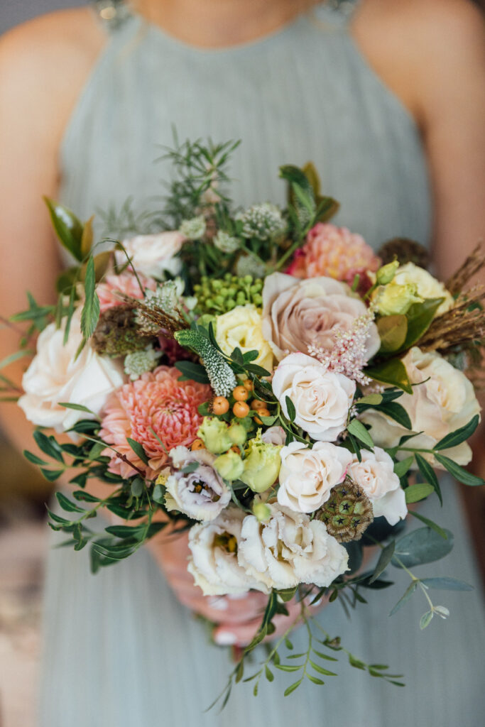 Bridal bouquet at House for an Art Lover wedding