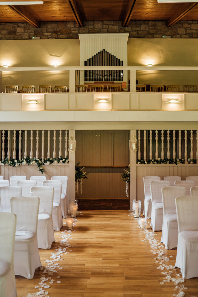 Carberry Tower wedding ceremony space