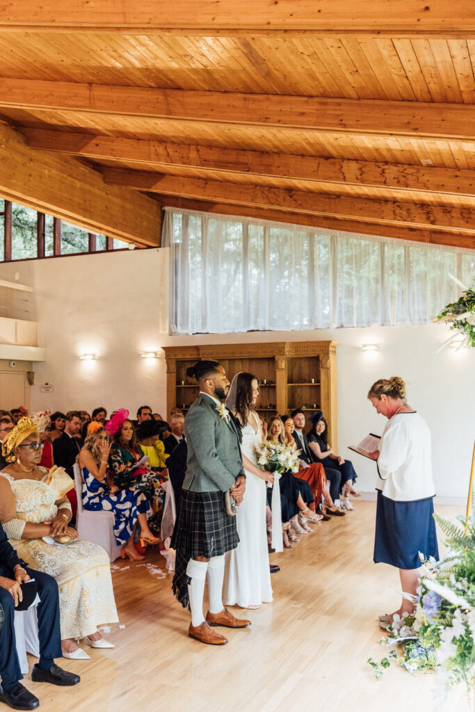 Carberry Tower wedding ceremony