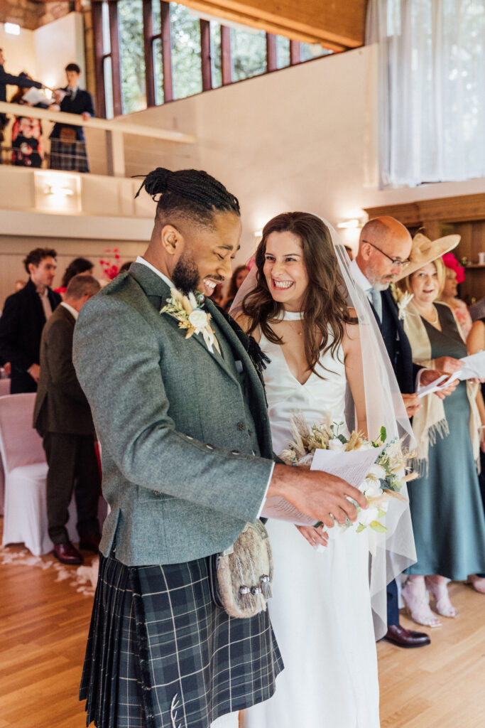 Carberry Tower wedding ceremony